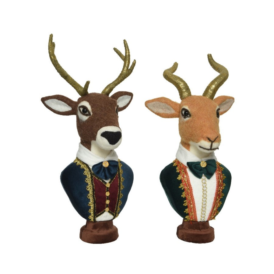 Sculture assortite di cervo - dimensioni: h49