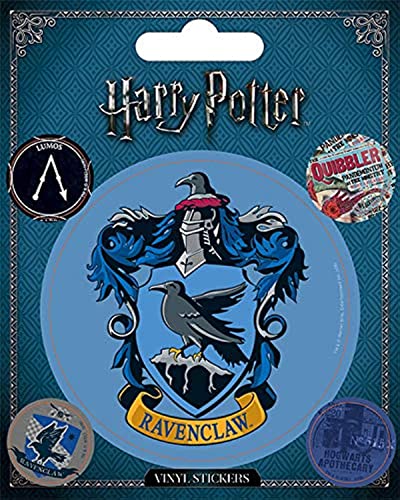 Wizarding World Harry Potter-Corvonero, Adesivo In Vinile, Multicolore, 10 X 12,5 Cm