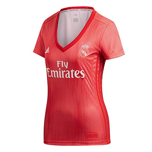 Adidas Madrid Third, Maglia Da Calcio Donna, Real Coral/Vivid Red, M