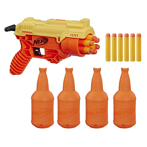 Nerf Alpha Strike Cobra Rc-6-Set Di 17 Pezzi Include 1 Giocattolo Blaster, 4 Semi-Bersagli, E 12 Freccette Ufficiali Elite-Per Bambini, Ragazzi, Adult