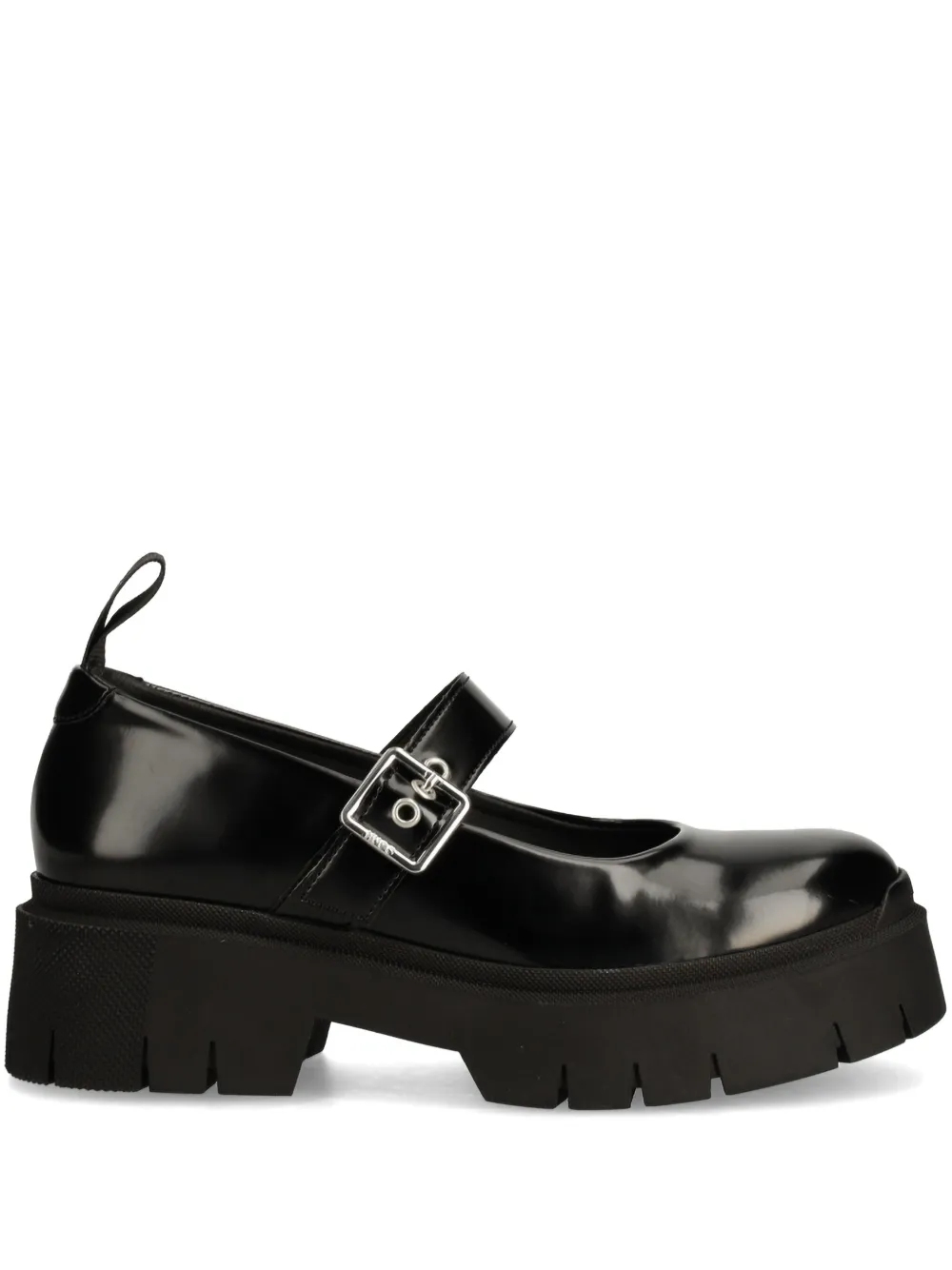 HUGO round-toe buckled brogues - Nero