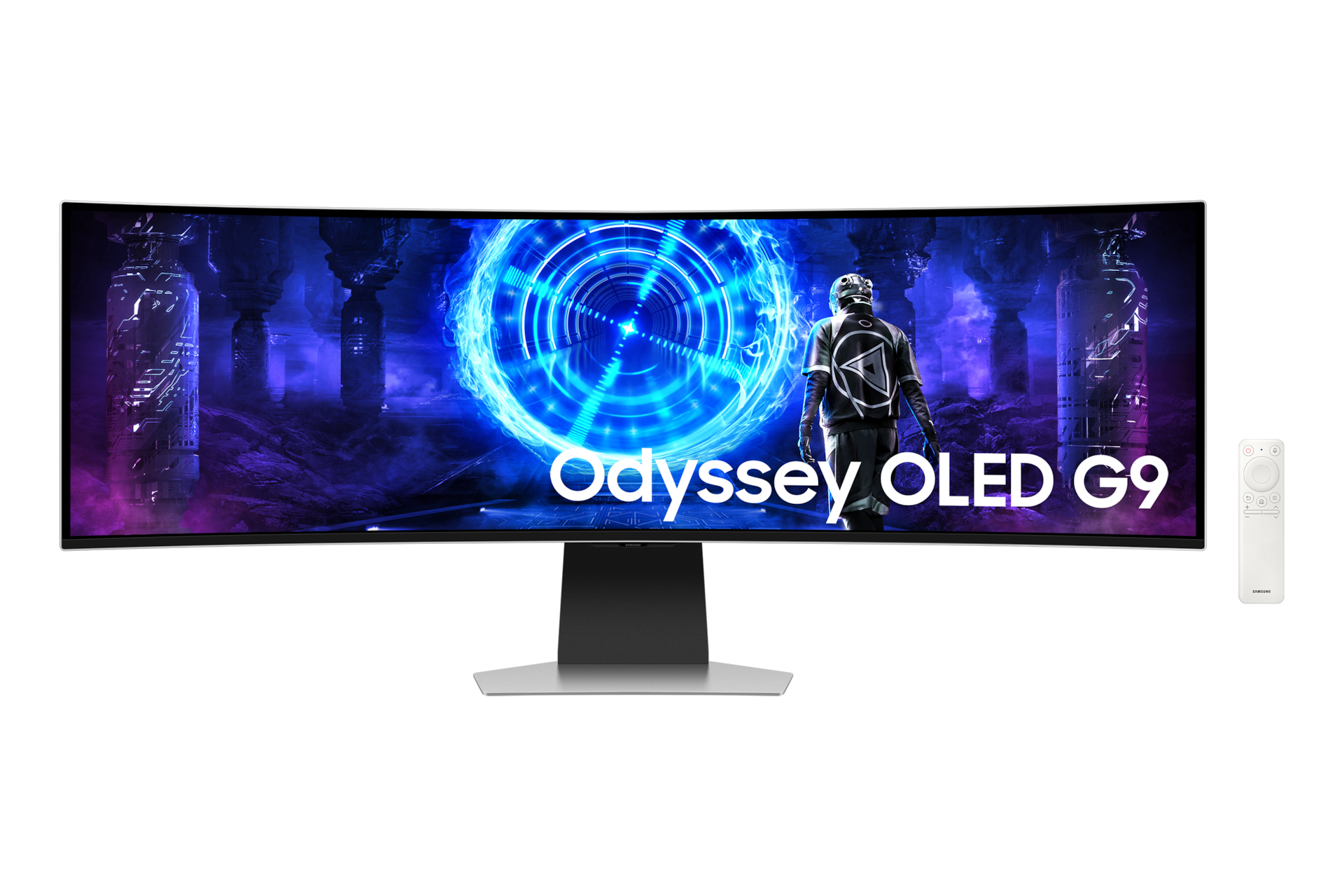 Samsung Monitor Gaming Odyssey OLED G9 - G95SD da 49" DQHD Curvo, Silver