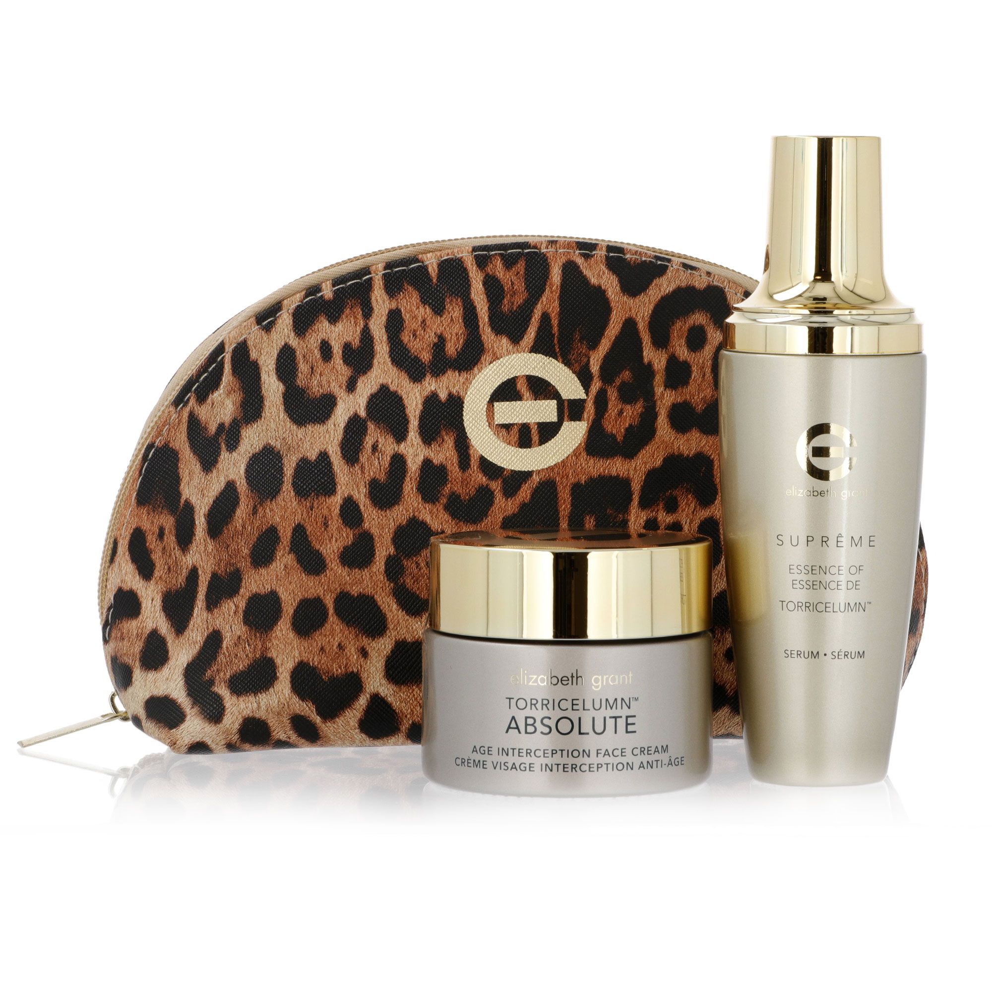 Elizabeth Grant Kit Torricelumn™: crema viso Absolute, siero Supreme e borsa