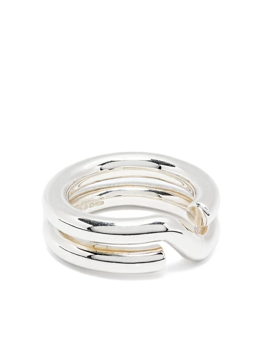 OUIE Anello Keyring in argento sterling