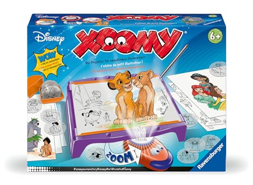 Ravensburger- Xoomy Maxi Disney Classics E Principesse – Imparare, Disegnare E Dipingere Creativi, Per Bambini Dai 6 Anni In Su, Set Da Disegno Per Di