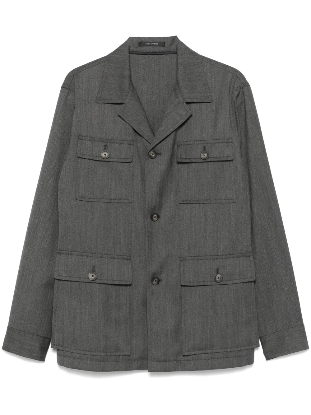 Tagliatore Tempest shirt jacket - Grigio