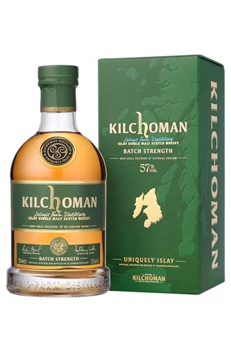 Kilchoman Batch Strenght Whiskey - Single Malt Scotch Whisky Maturato In Botti Di Bourbon, Sherry Oloroso E Recharred Wine Casks, 46%, Bottiglia In Ve