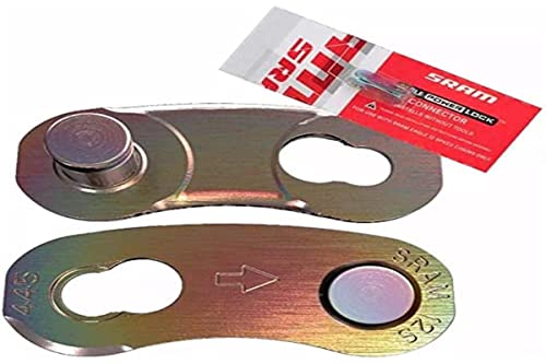 Sram 00.2518.027.003, Connettore Catena Power Lock, Arcobaleno, 4 Pezzi