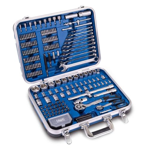 Scheppach Cassetta Degli Attrezzi Tb235 | Set Di Attrezzi Da 233 Pezzi Con Valigetta In Plastica Abs | Utensili In Acciaio Al Cromo Vanadio | Per Casa