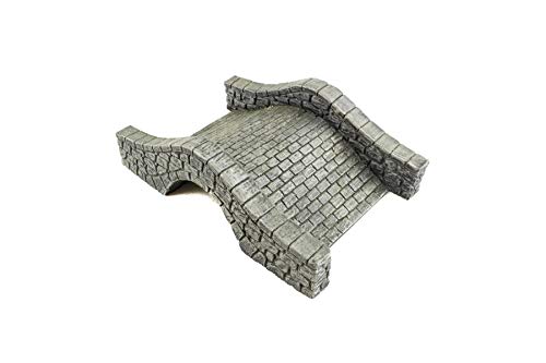 War World Gaming Battaglia Bocage Ponte Di Pietra - 28Mm Scala Normandia Seconda Guerra Mondiale Wargame Terrain Modello Diorama Miniatura Battaglia R