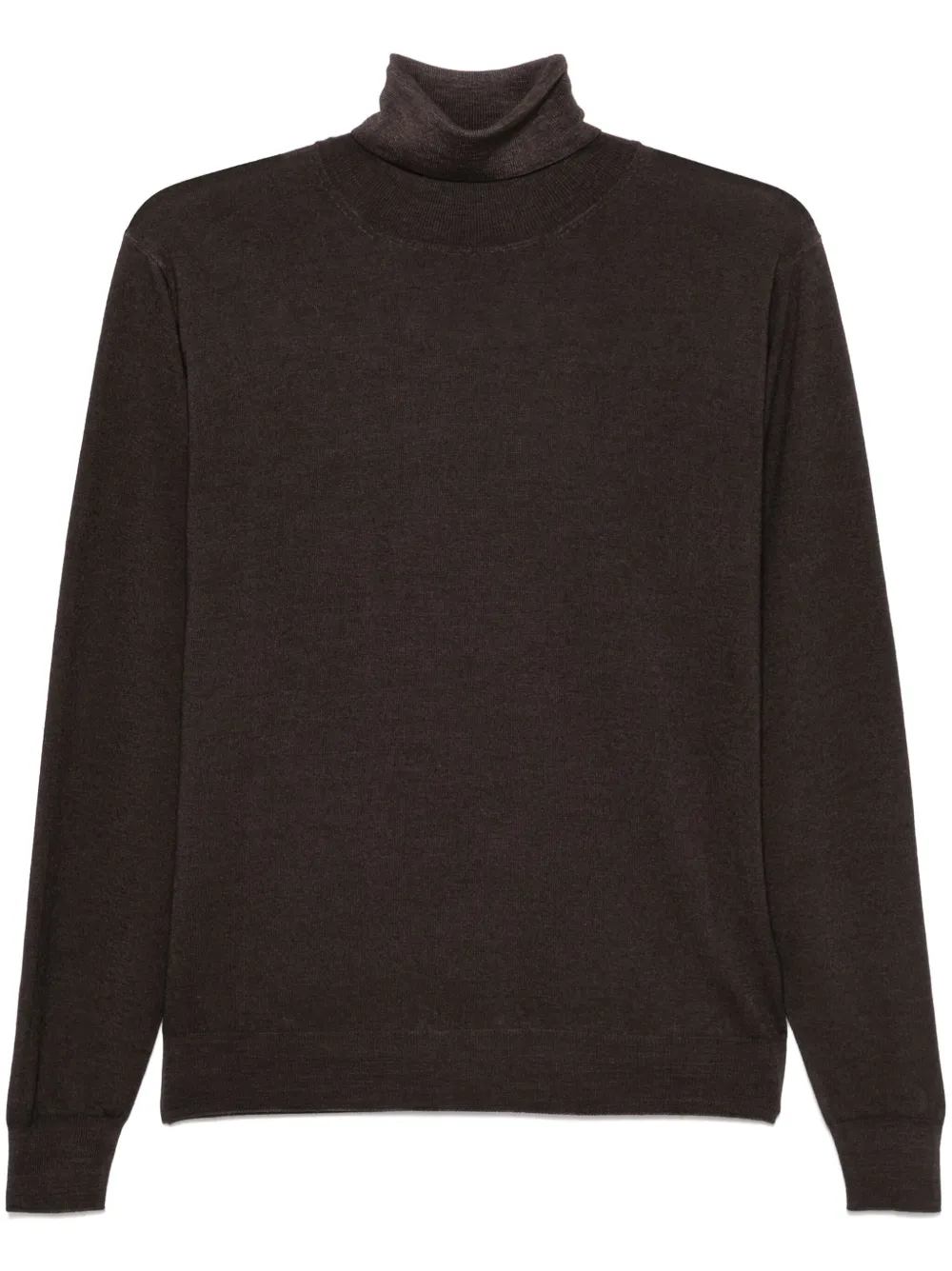 Dell'oglio merino-wool turtleneck sweater - Marrone