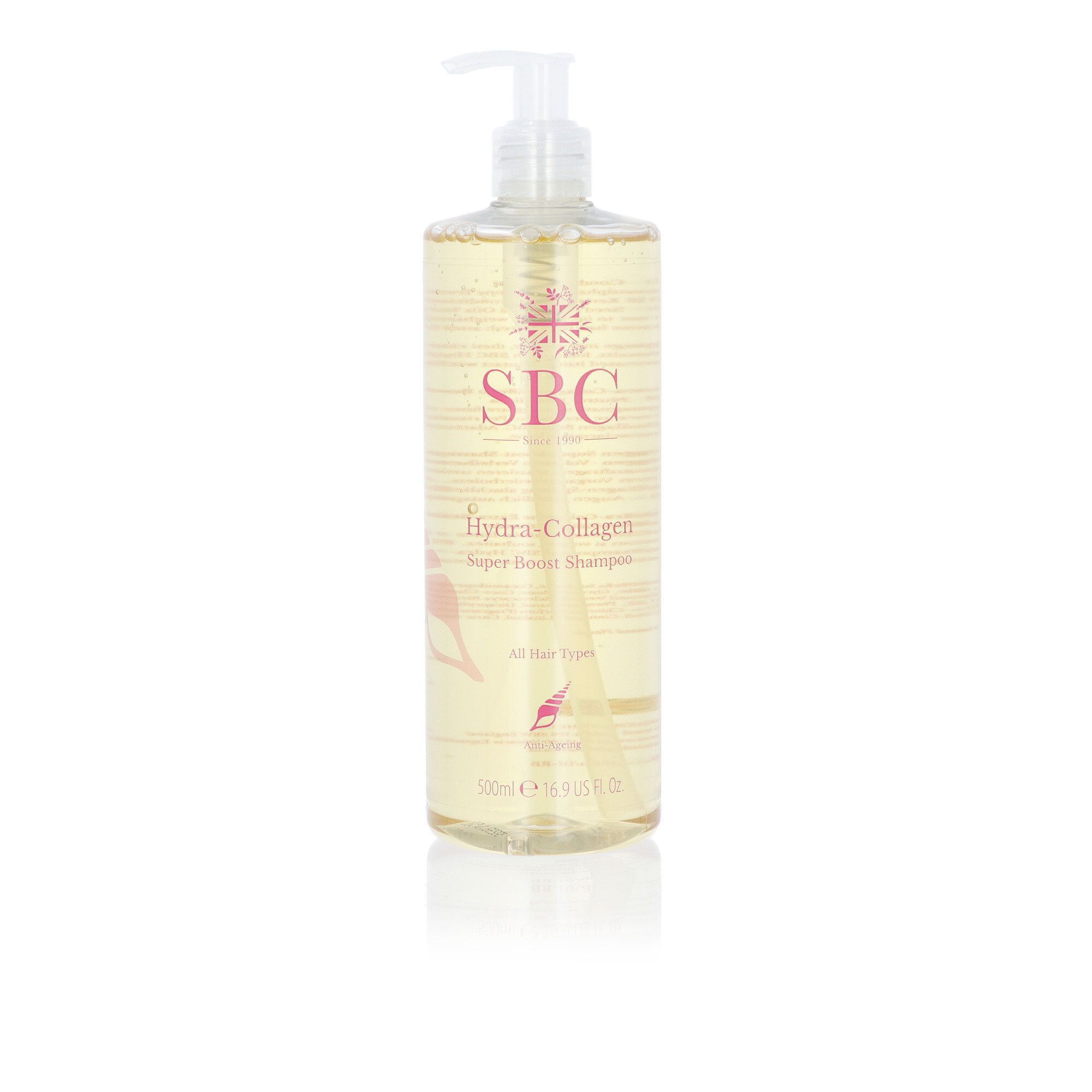 SBC Hydra-Collagen Shampoo con collagene marino e cheratina, 500ml