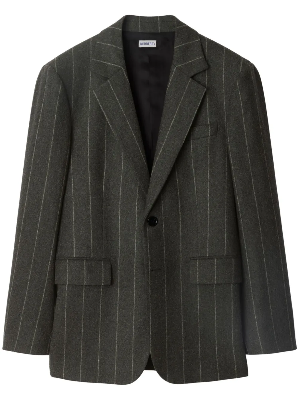 Burberry pinstriped blazer - Grigio