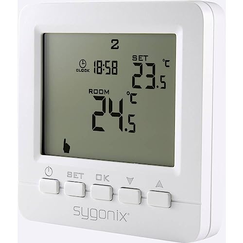Sygonix Sy-4500818 Termostato Ambiente Da Incasso Settimanale 1 Pz.