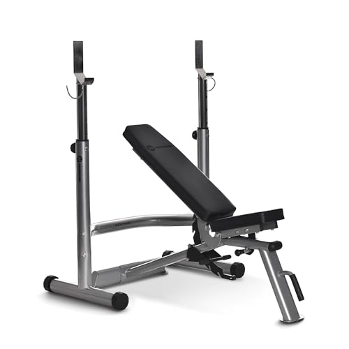 Horizon Fitness, Supporto Bilanciere Adonis, Lega Di Acciaio, Argento (Silber)