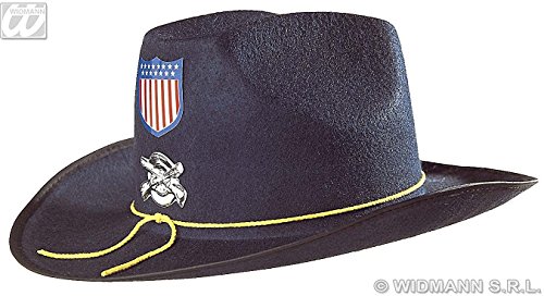 Felt Civil War Hat With Badge Blue