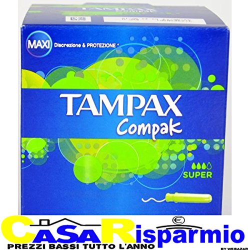 Tampax Compak 16 Pz. Super Assorbenti Interni
