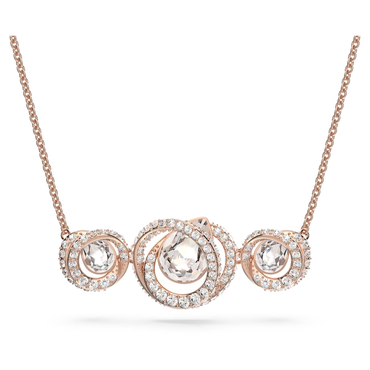 Collana Generation, Bianca, Placcato color oro rosa