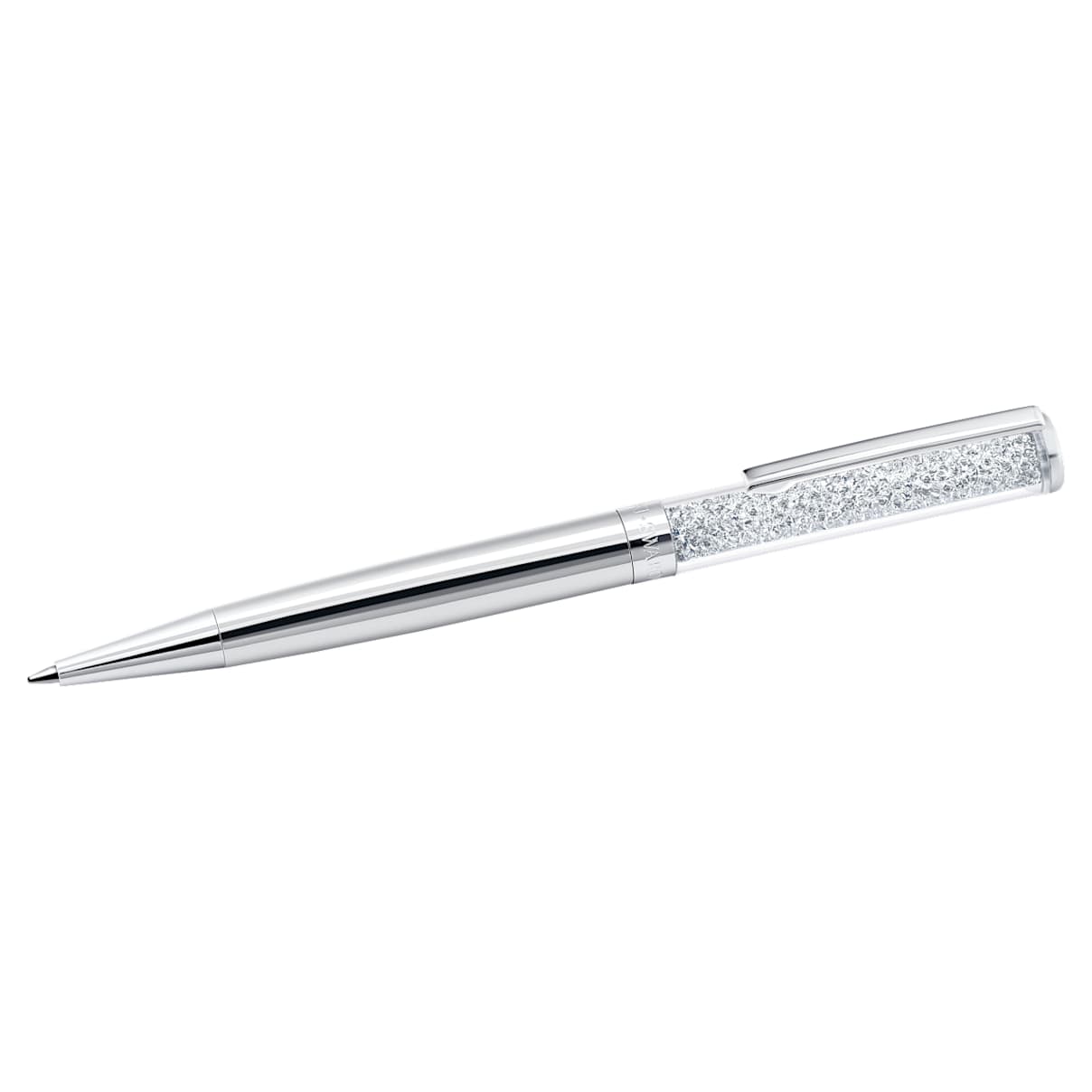 Penna a sfera Crystalline, Tono argentato, Cromato