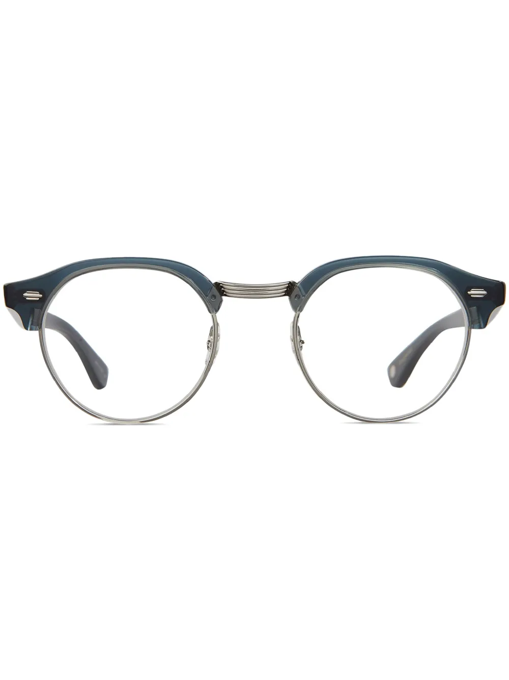 Garrett Leight OAKWOOD Navy-Silver - Blu