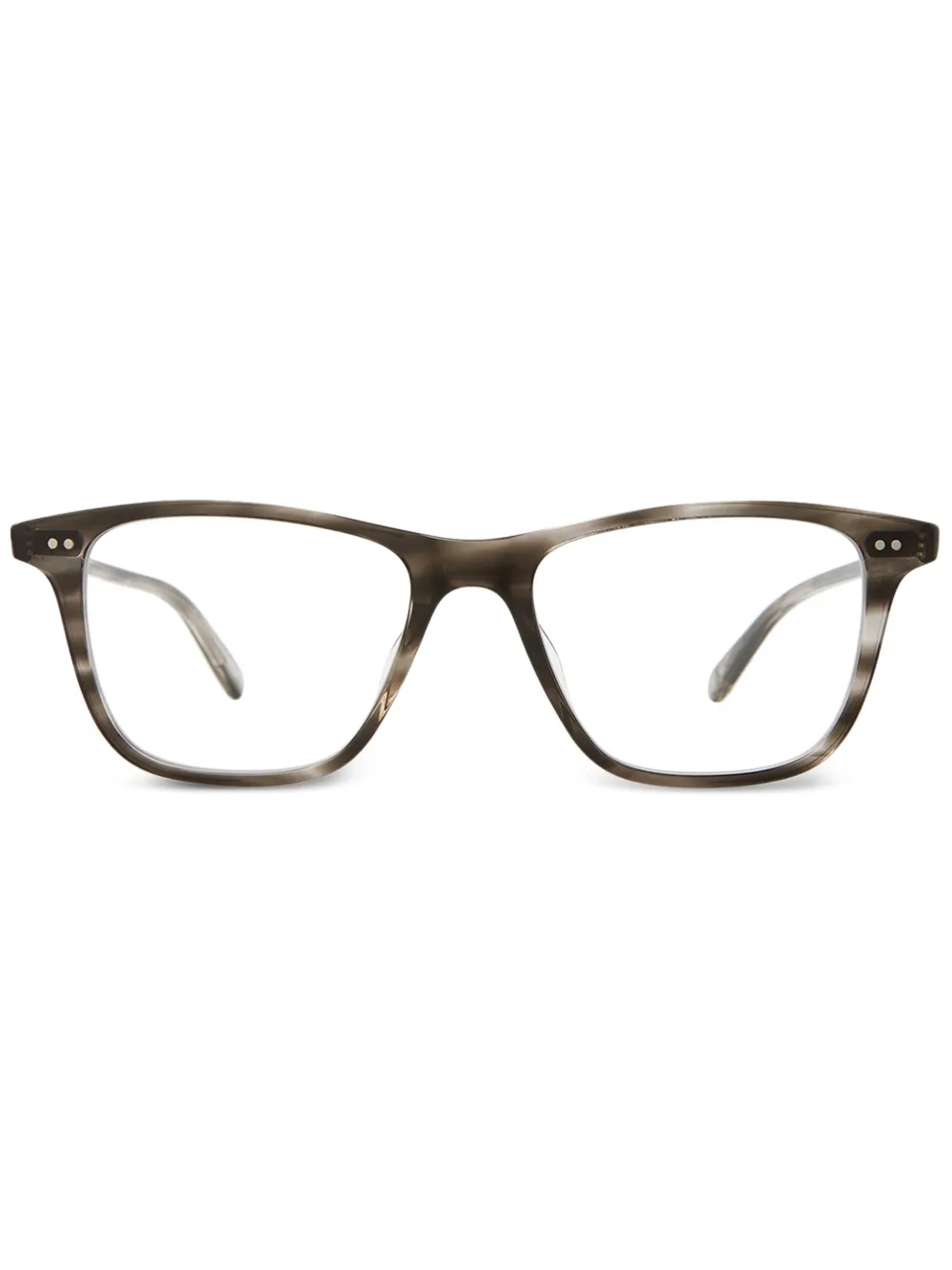 Garrett Leight HAYES Black Sleet Tortoise - Marrone
