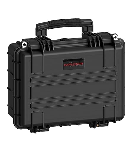 Valigie Explorer 3818Hl Nere Con Schiuma Pluck