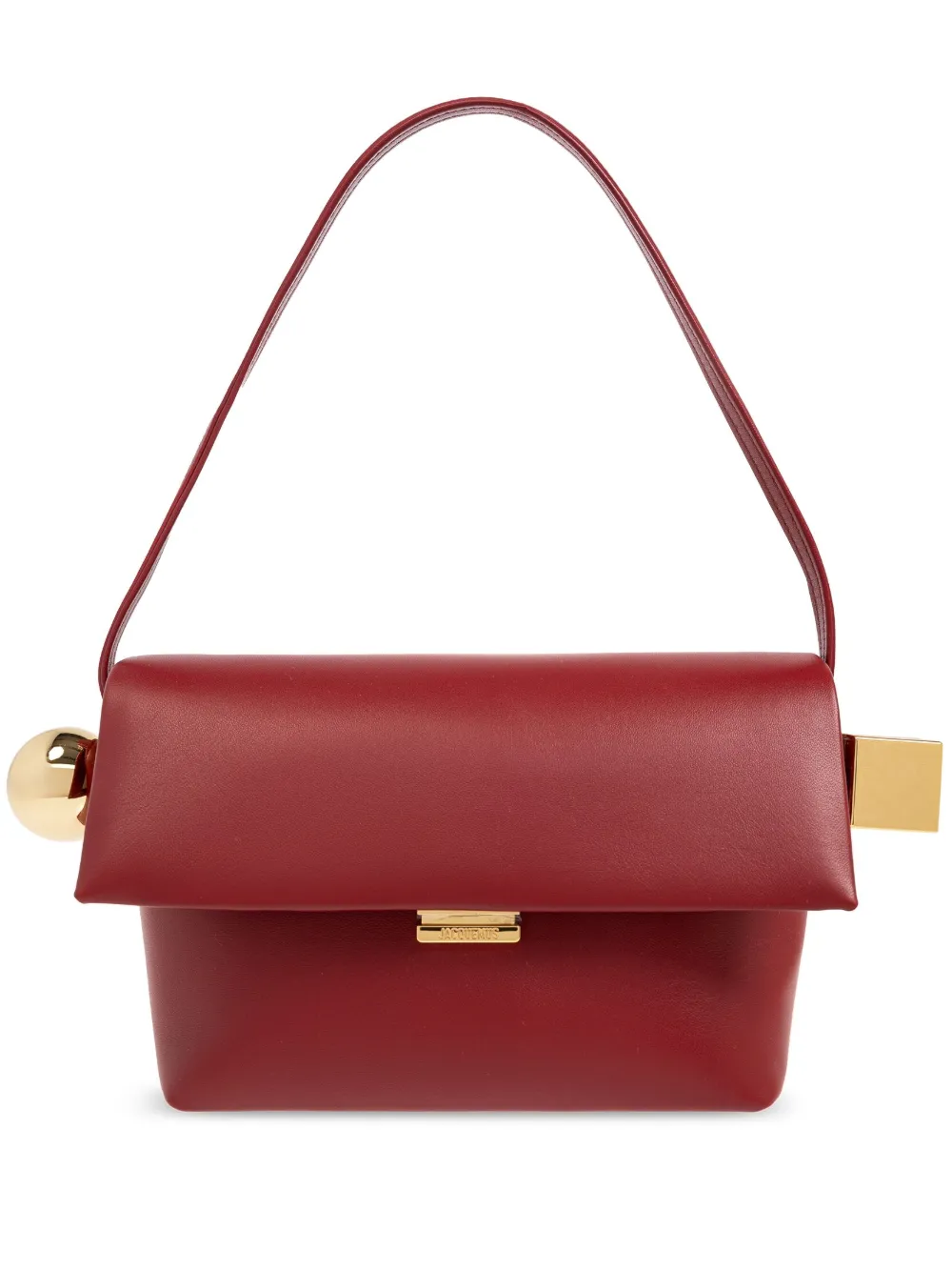 Jacquemus Le Rond Carre shoulder bag - Rosso