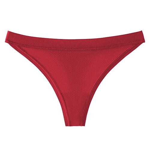 Per uomo Mutandine di base Pantoloncini e slip da bambino Perizomi e tanga 1 PC Biancheria intima Semplice Romantico Sensuale Colore puro Cotone Vita 