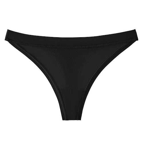 Per uomo Mutandine di base Pantoloncini e slip da bambino Perizomi e tanga 1 PC Biancheria intima Semplice Romantico Sensuale Colore puro Cotone Vita 