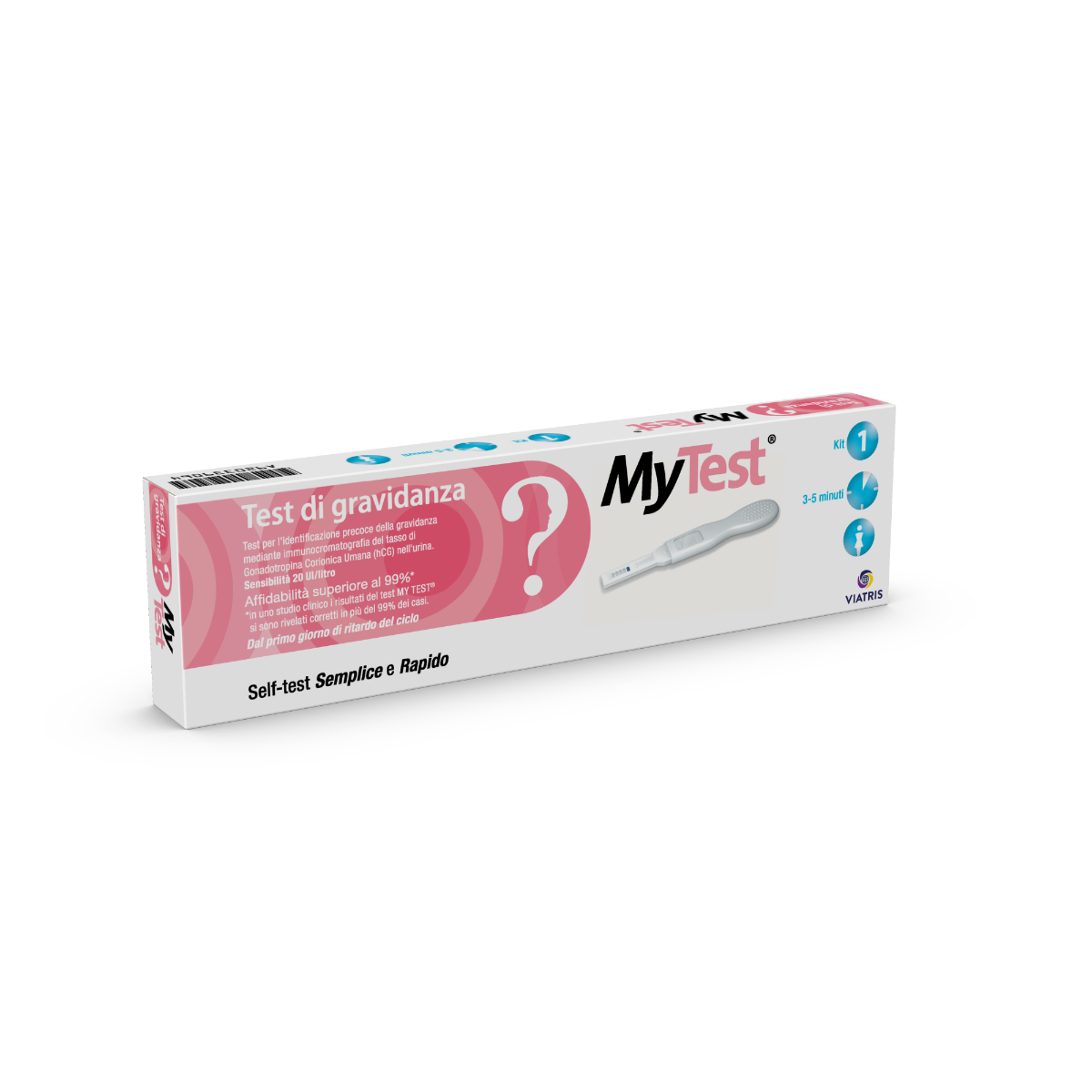 My Test Test Gravidanza Rapido HCG 1 Pezzo