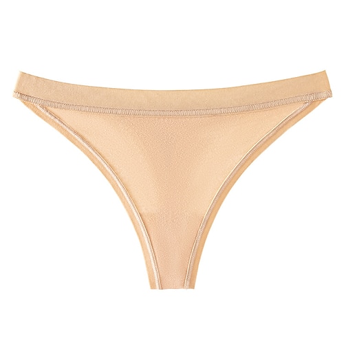 Per uomo Mutandine di base Pantoloncini e slip da bambino Perizomi e tanga 1 PC Biancheria intima Semplice Romantico Sensuale Colore puro Cotone Vita 