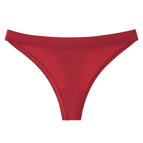 Per uomo Mutandine di base Pantoloncini e slip da bambino Perizomi e tanga 1 PC Biancheria intima Semplice Romantico Sensuale Colore puro Cotone Vita 