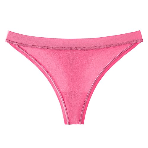 Per uomo Mutandine di base Pantoloncini e slip da bambino Perizomi e tanga 1 PC Biancheria intima Semplice Romantico Sensuale Colore puro Cotone Vita 