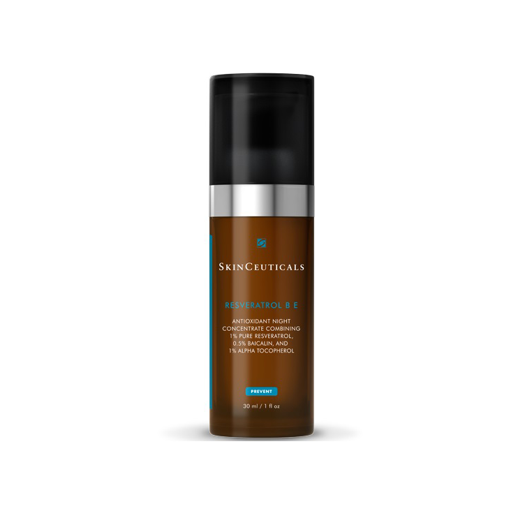 SkinCeurticals Resveratrol B E Siero Antiossidante Notte Per il Trattamento di Rughe e Perdita di Tono con Resveratrolo e Vitamina E 30ml