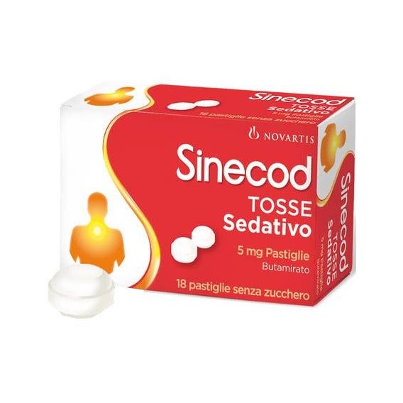 Sinecod Tosse Sedativo Senza Zucchero 18 Pastiglie