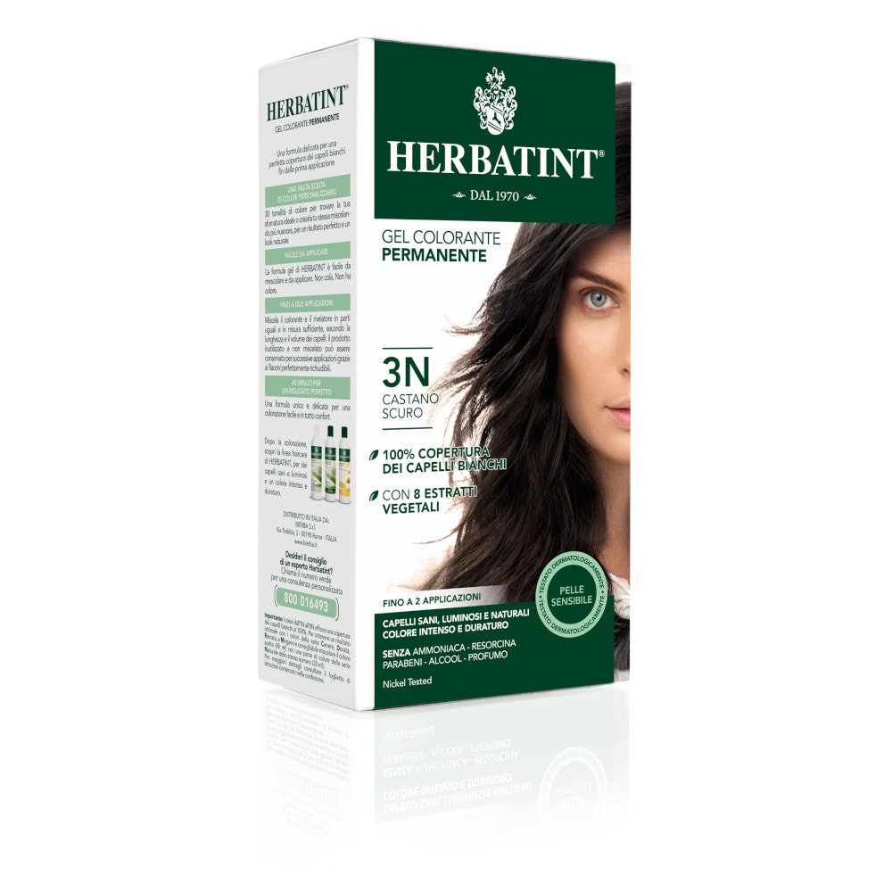 Herbatint Tintura Per Capelli Gel Permanente 3N Castano Scuro 150ml