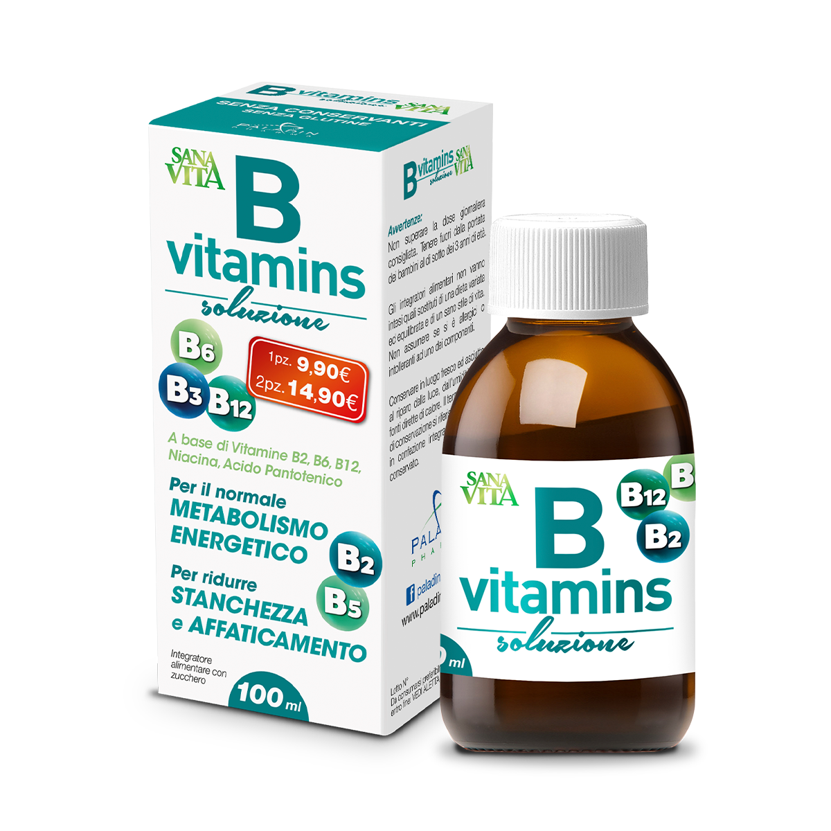 Sanavita B Vitamins Soluzione 100ml