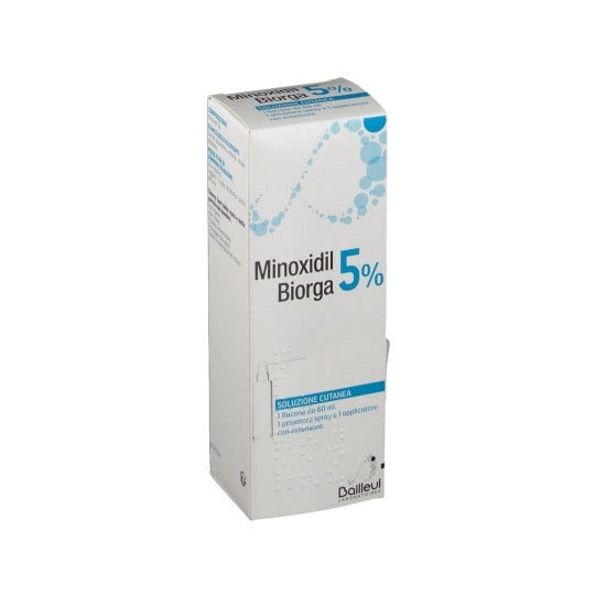 Minoxidil Biorga 5% Soluzione Cutanea 3x60ml