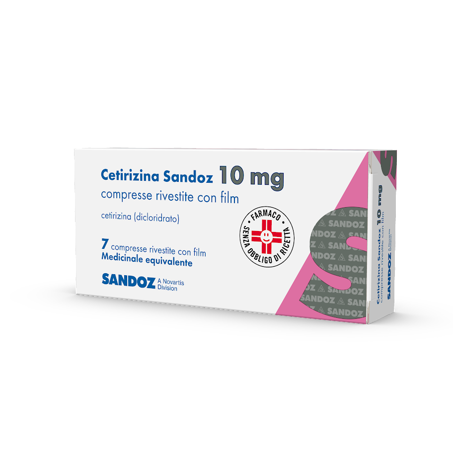 Cetirizina Sandoz*7 Compresse Riv 10mg