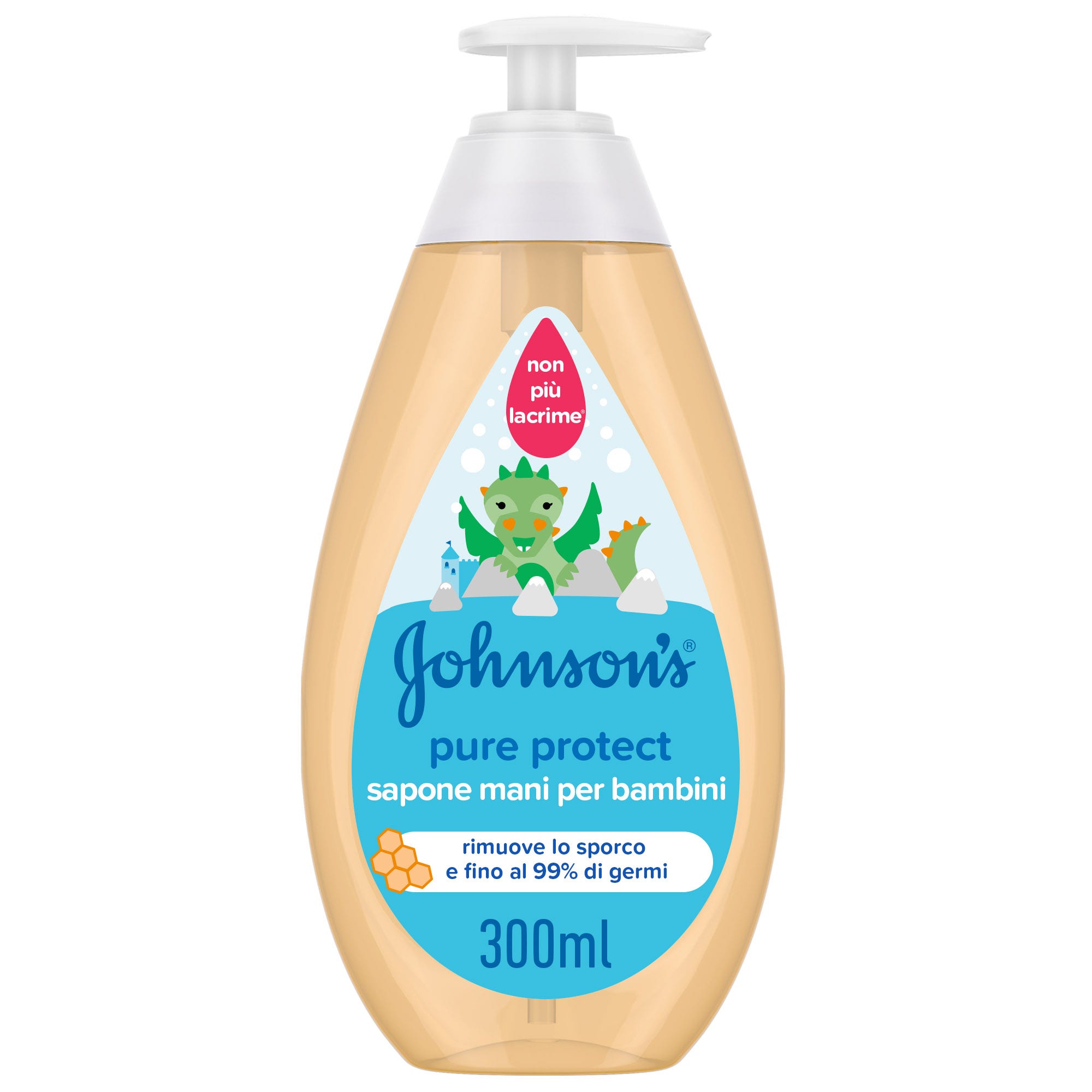 Johnson's Baby Sapone Mani per Bambini Pure Protect 300 ml