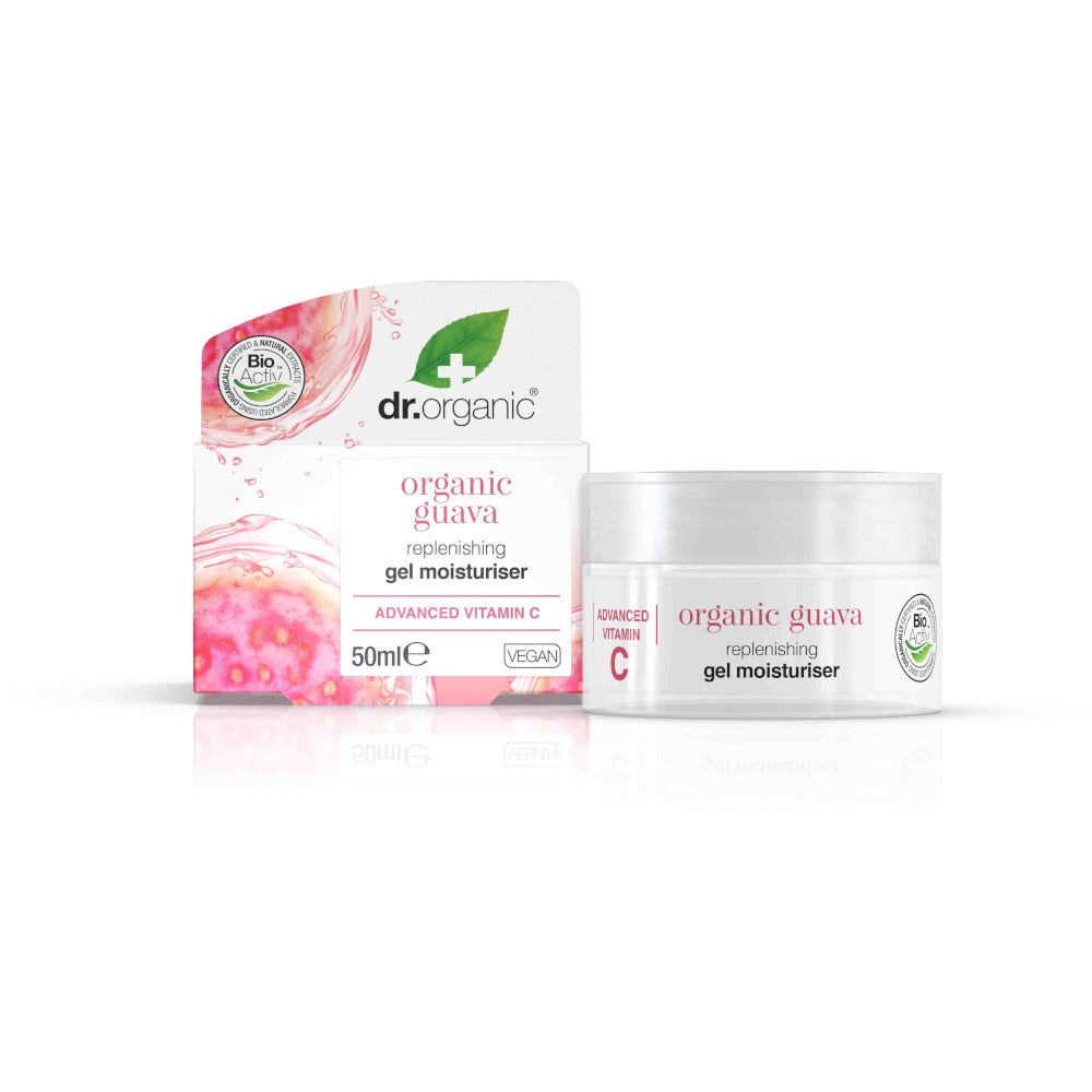 Dr Organic Guava Advanced Vitamin C Gel Nutriente Crema Gel Viso 50ml