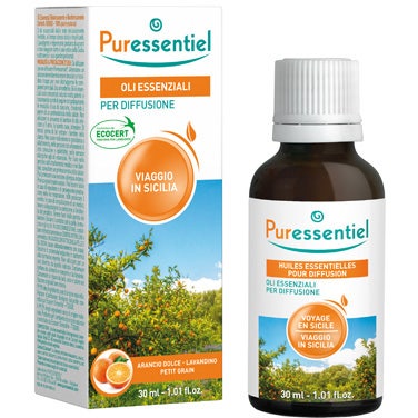 Puressentiel Miscela Olio Essenziale Viaggio In Sicilia Per Diffusore 30ml