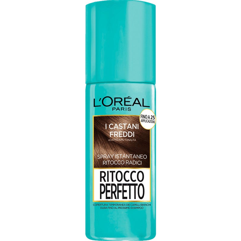 L'Oréal Paris Ritocco Perfetto Castano Freddo Spray Istantaneo Ritocco Radici 75ml