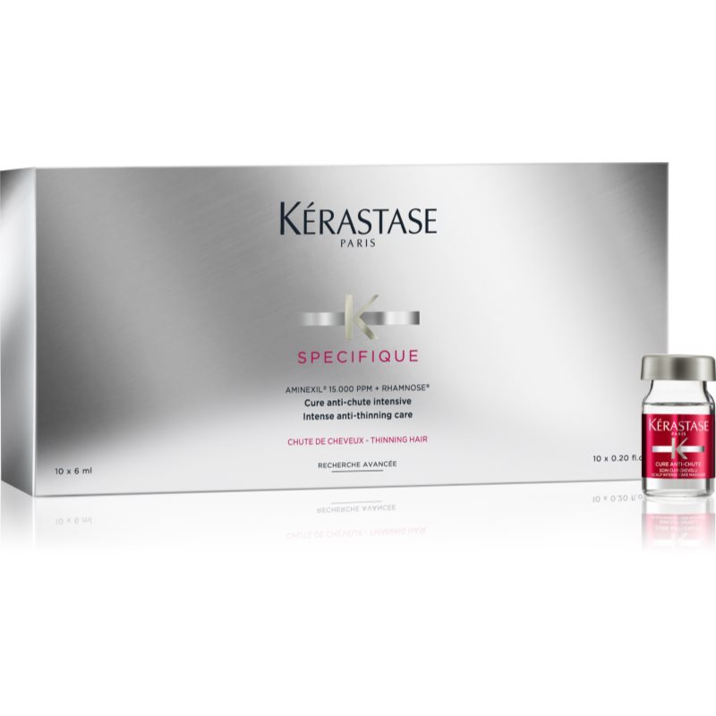 Kérastase Specifique Aminexil Cure Anti-Chute Intensive Intensywna Kuracja Przeciw Wypadaniu Włosów 10 X 6 Ml