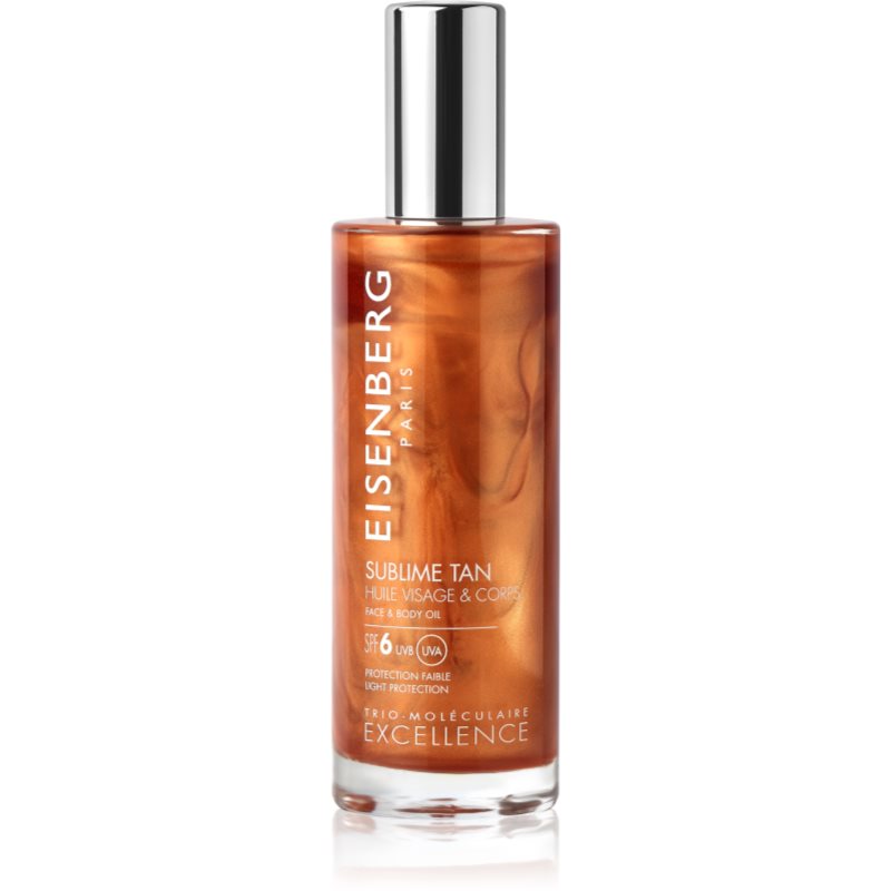 Eisenberg Sublime Tan Huile Visage & Corps Olejek Do Opalania Twarzy I Ciała Spf 6 100 Ml