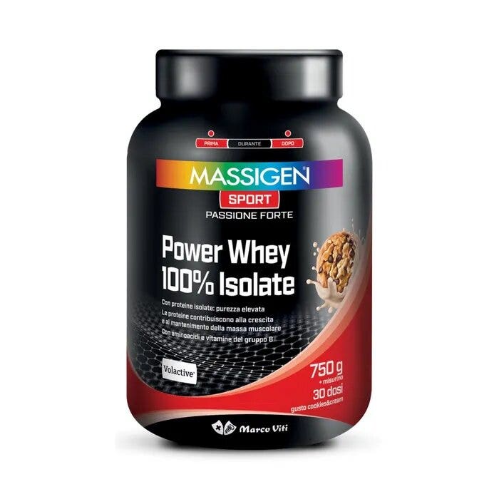 Massigen Sport Power Whey Isolate Cookies 750g