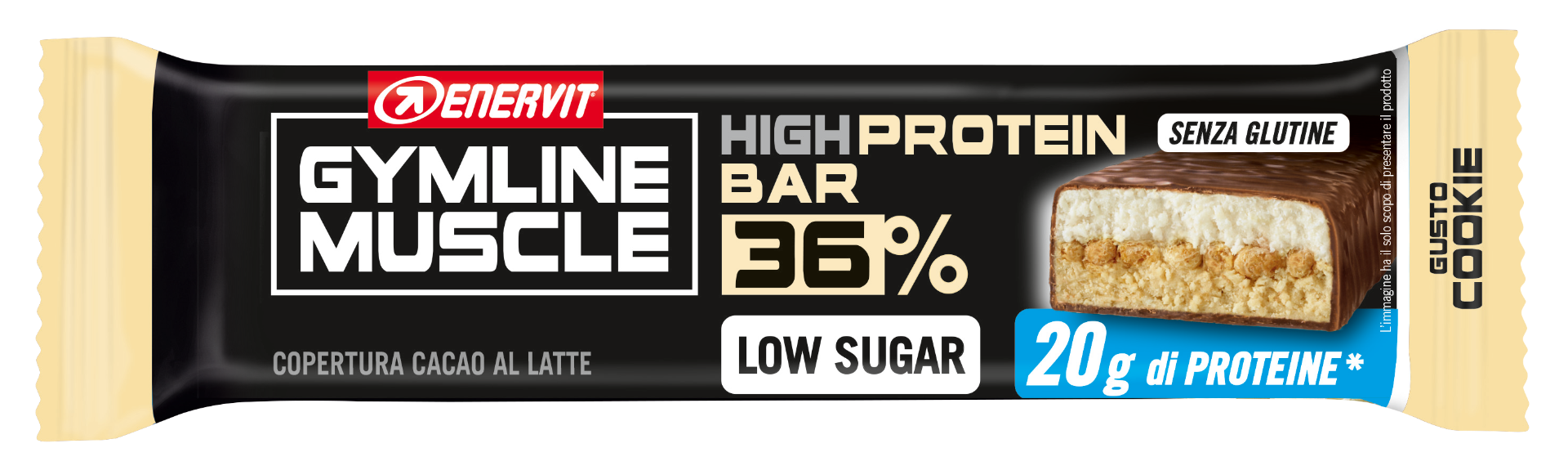 Enervit Gymline High Protein Bar 36% Cookie 55g