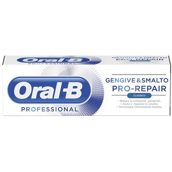 Oral-B Professional Dentifricio Gengive & Smalto Pro-Repair Classico 75ml