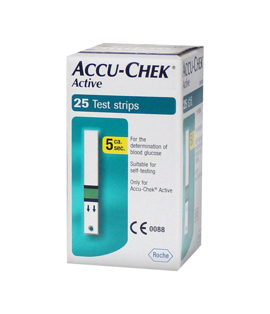 Accu-Chek Active Strips 25 Pezzi