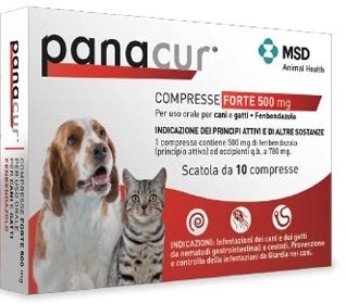 Panacur Forte 500mg Per Cani/Gatti 10 Compresse